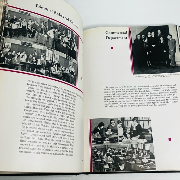 1933 lakewood high school yearbook ohio vintage cinema - Picture 7 of 13